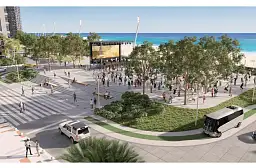 Balne�rio Cambori� inicia as obras de revitaliza��o da praia central